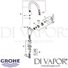 Grohe Concetto Single-Lever Kitchen Sink Mixer Spares